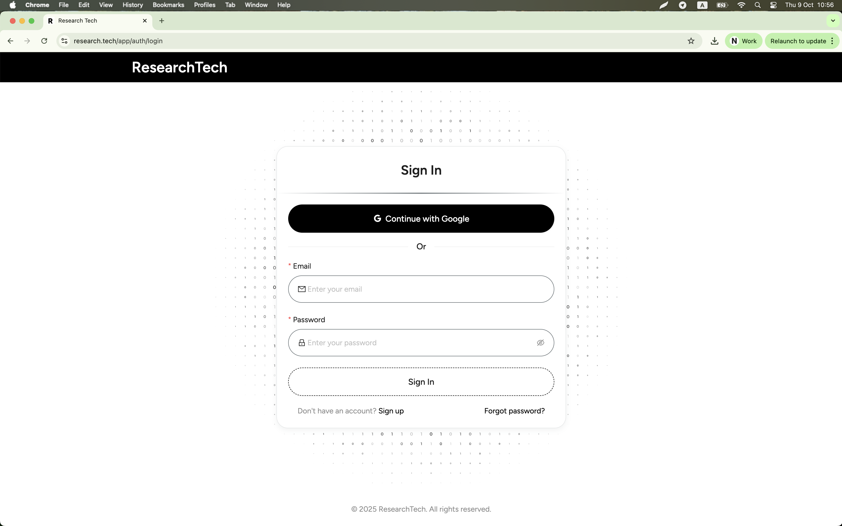 Sign-In & Onboarding