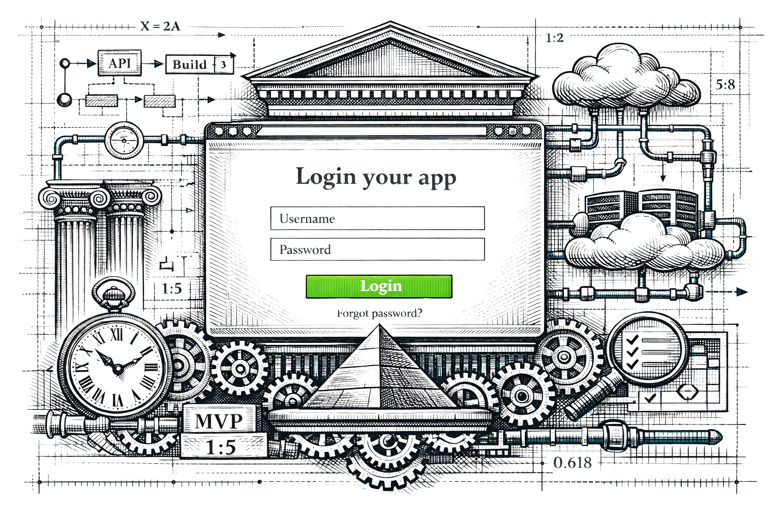Tech Stack illustration