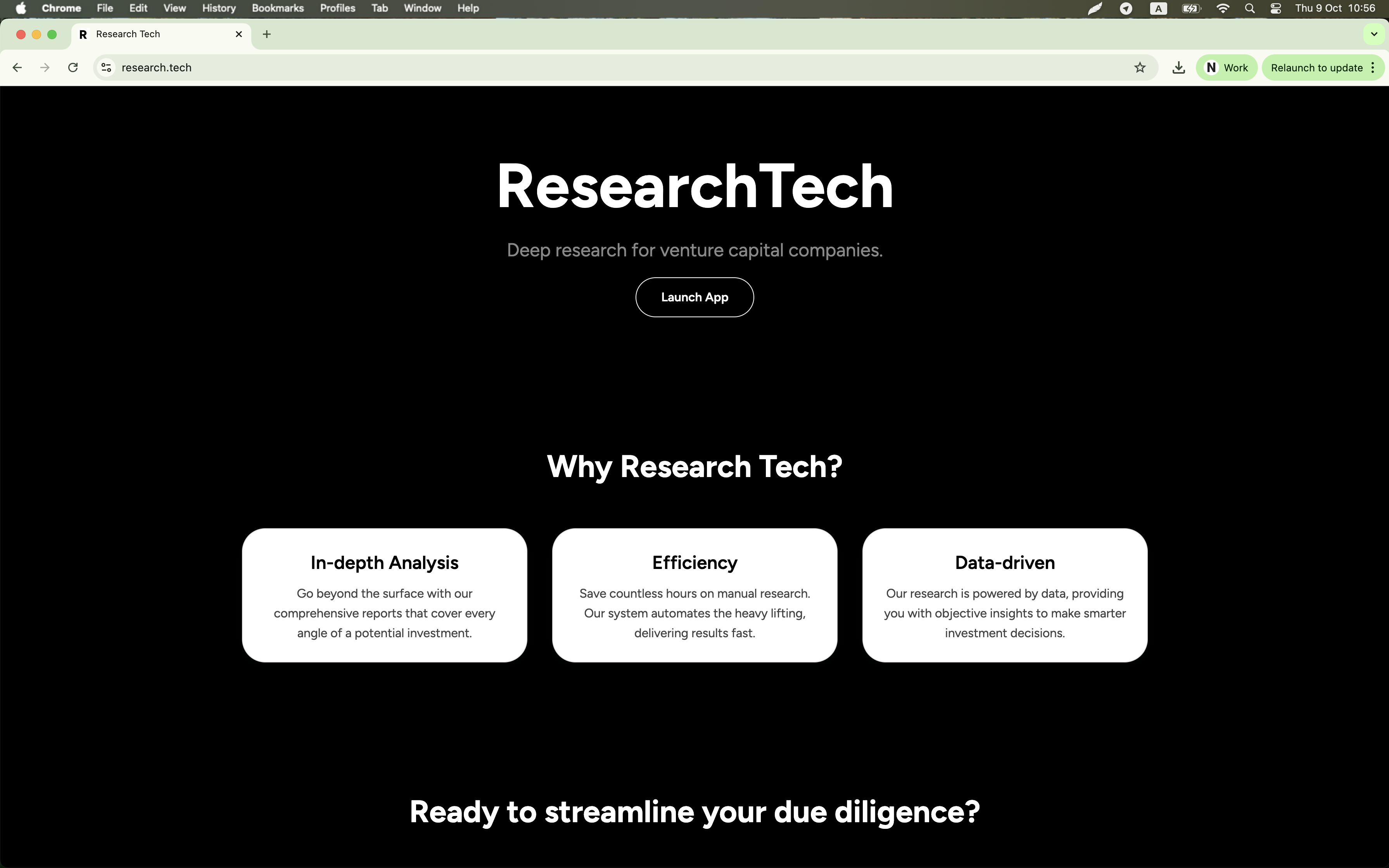 Landing page