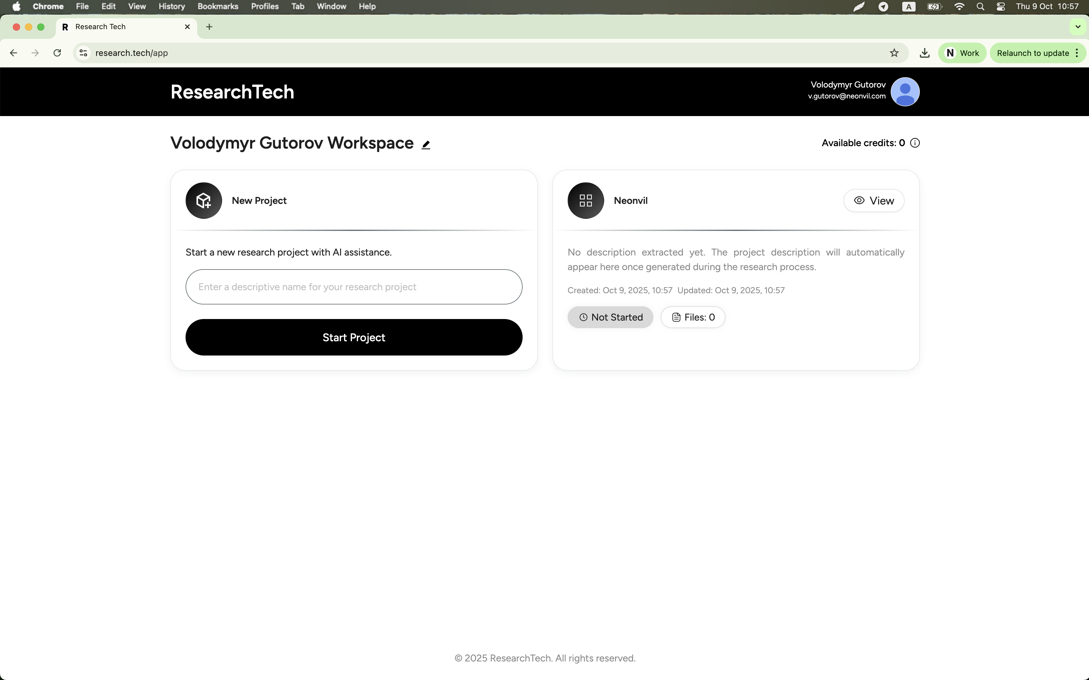 Project Workspace